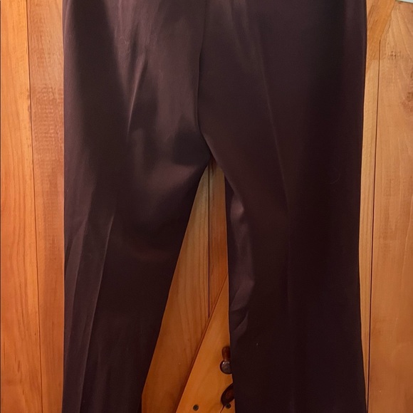 NWT Rafaella Two-Way Stretch Wine Dress Trousers -size 8 - Picture 3 of 8